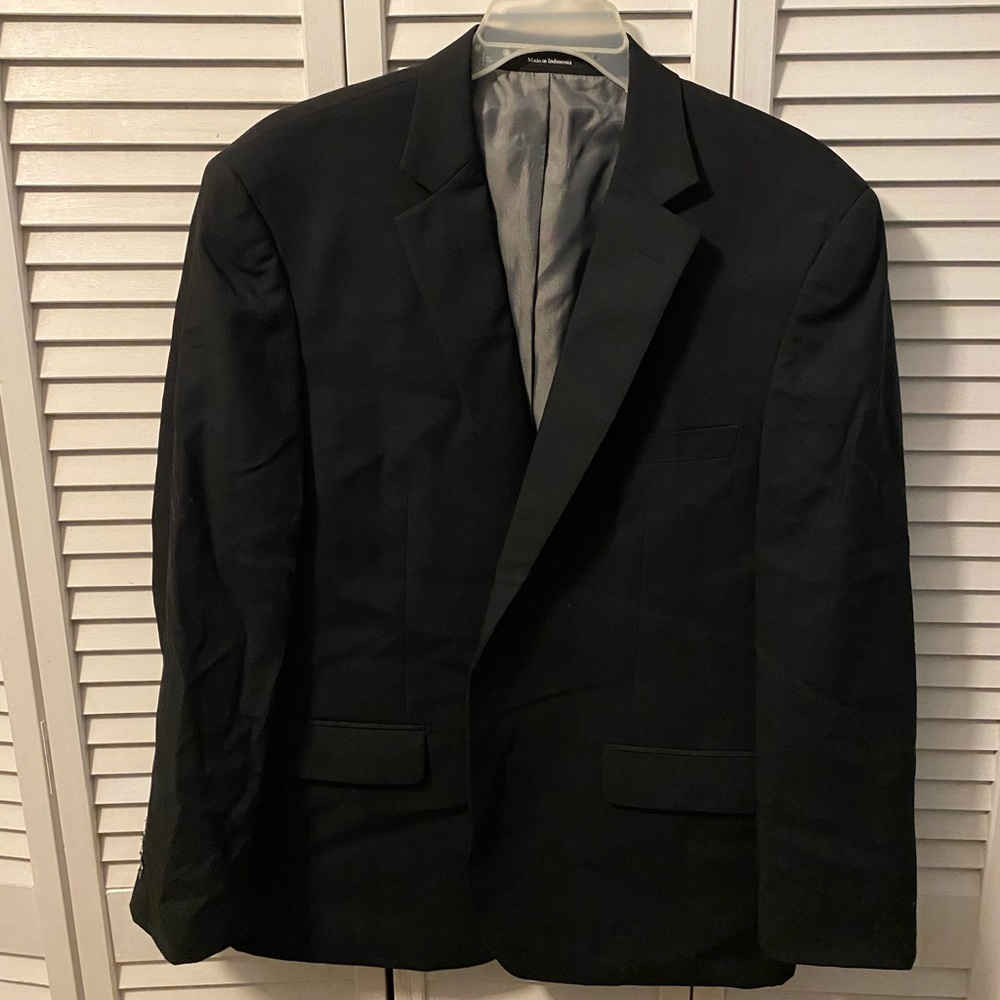 Wilke Rodriguez modern fit black blazer suitjacket